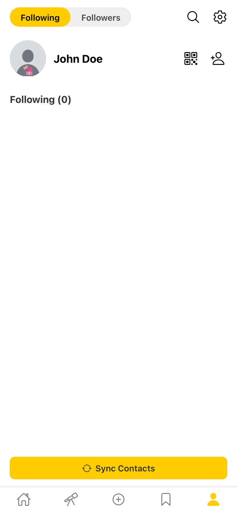 ShareWants following friends and family